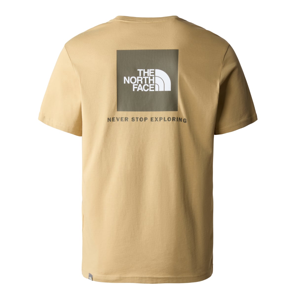 The North Face Red Box Men's T-Shirt | Khaki Stone