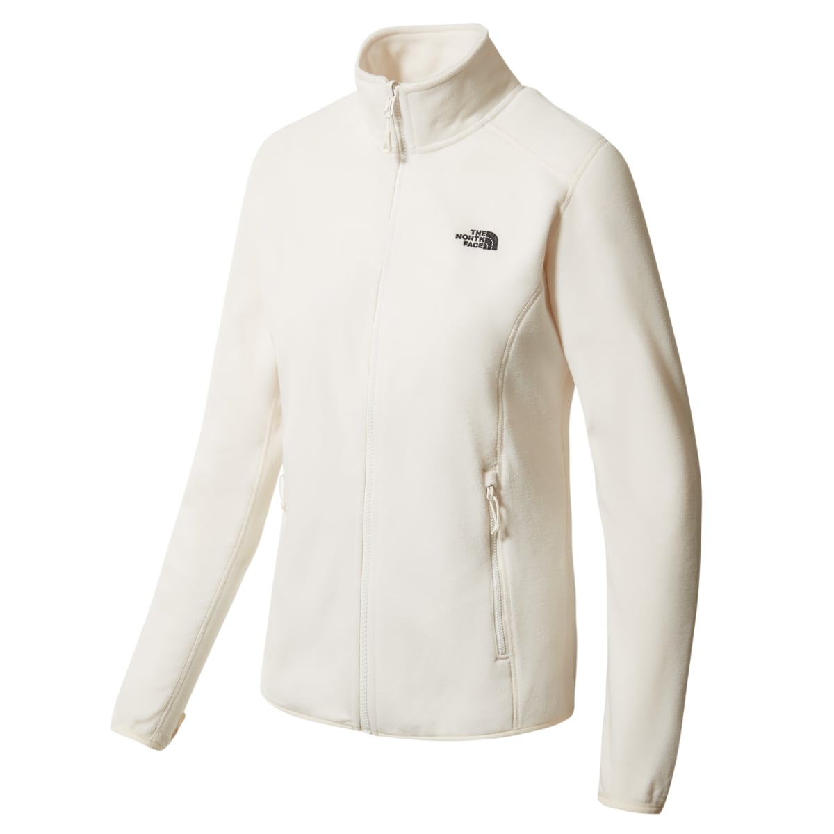 The North Face 100 Glacier Full Zip Fleece Women's Jacket | Gardenia White