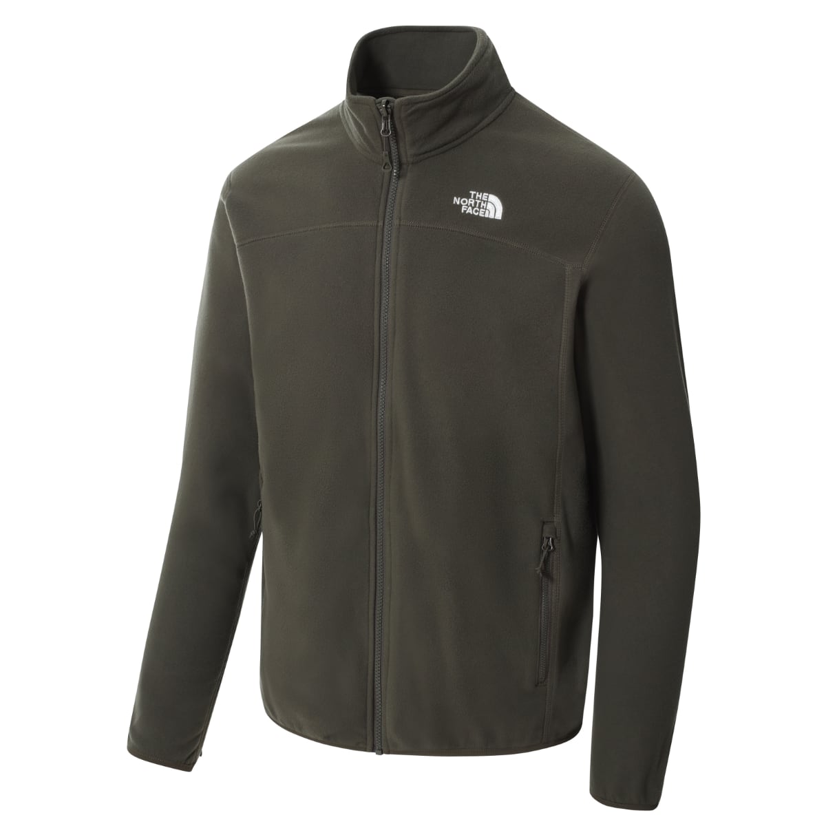 The North Face 100 Glacier Full Zip Fleece Men's Jacket | New Taupe Green