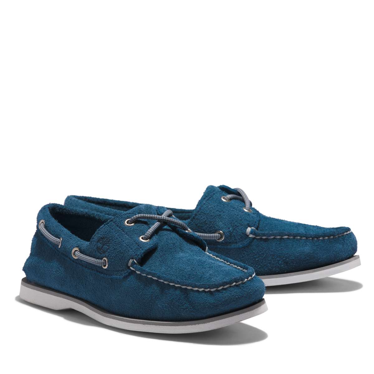 Timberland Classic 2-Eye Men's Boat Shoe | Dark Blue Suede (TB 0A2A6XL79)