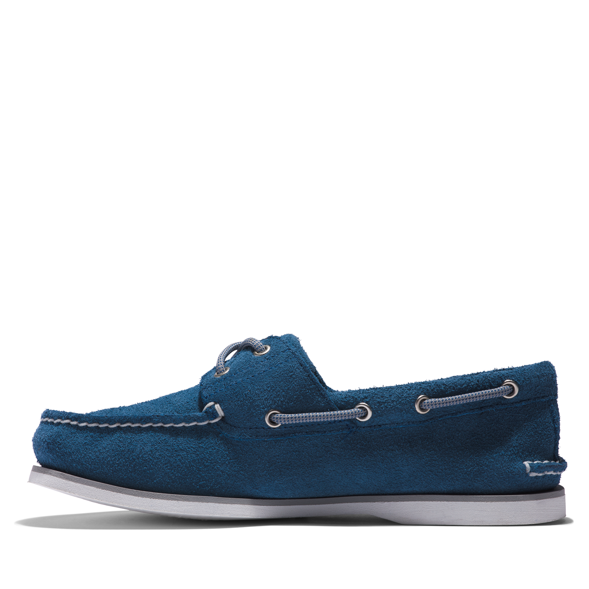 Timberland Classic 2-Eye Men's Boat Shoe | Dark Blue Suede (TB 0A2A6XL79)