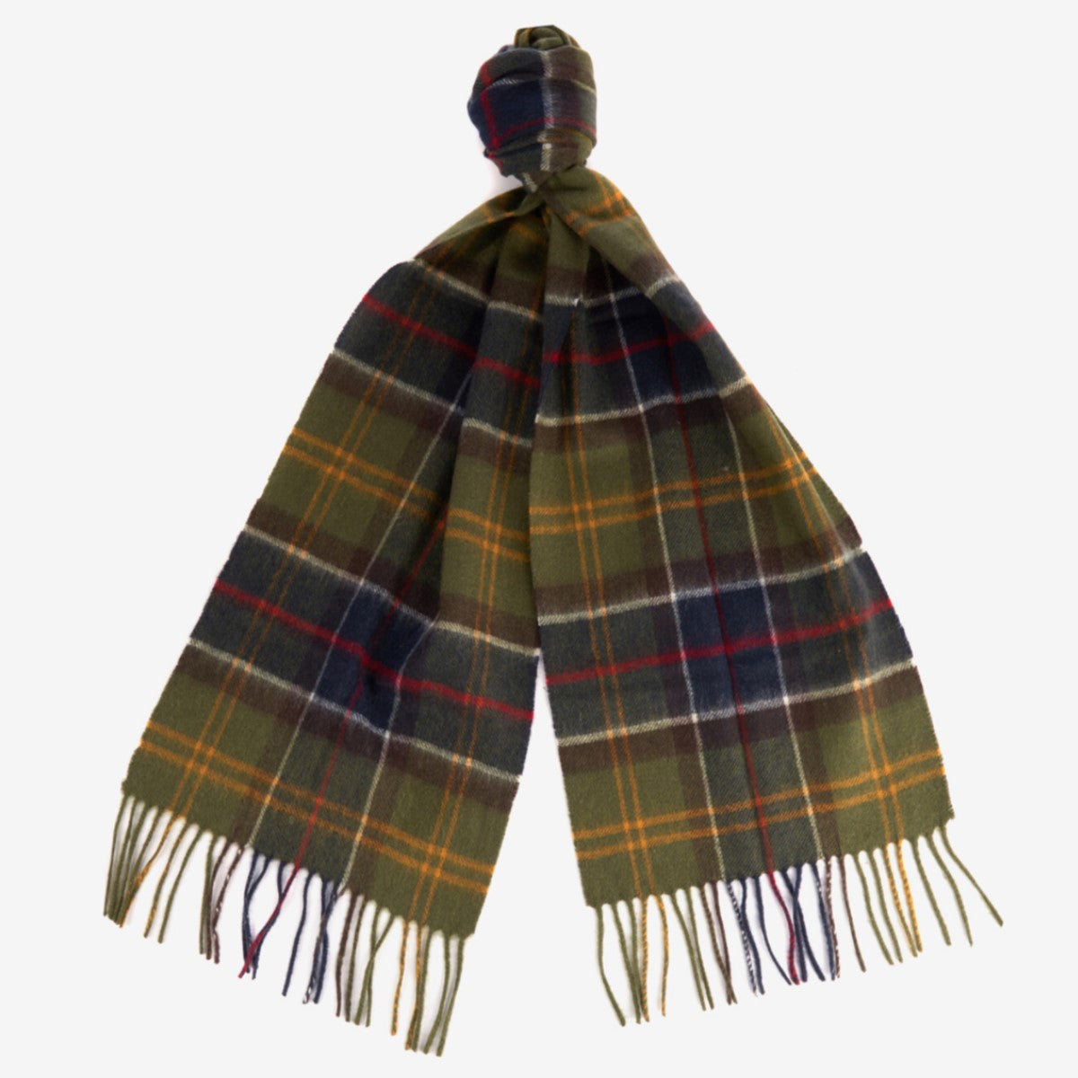 Barbour merino Cashmere Tartan Scarf | Classic