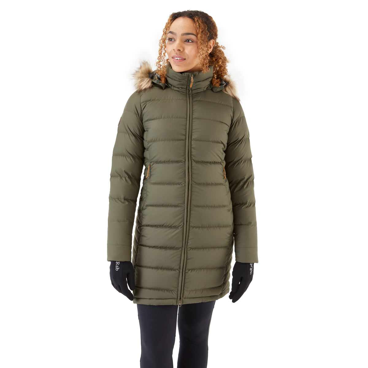 Rab Deep Cover Parka Insulated Women's Jacket | Army