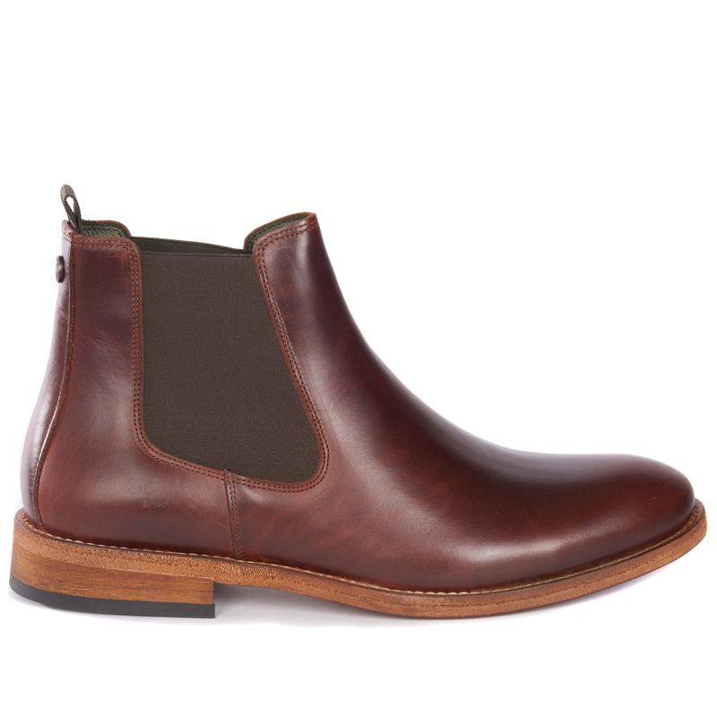 Barbour Bedlington Men's Chelsea Boots | Mahogany