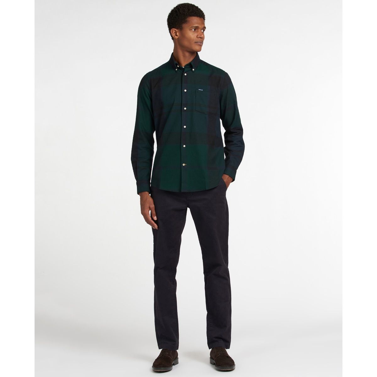 Barbour Dunoon Tailored Fit Men's Shirt | Black Watch Tartan