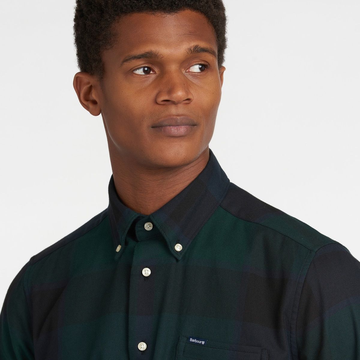 Barbour Dunoon Tailored Fit Men's Shirt | Black Watch Tartan