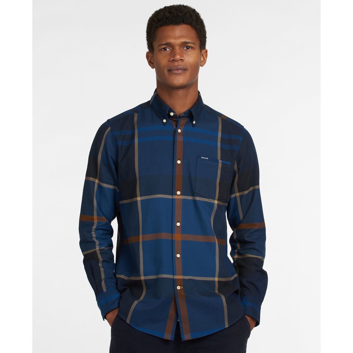 Barbour Dunoon Tailored Fit Men's Shirt | Midnight