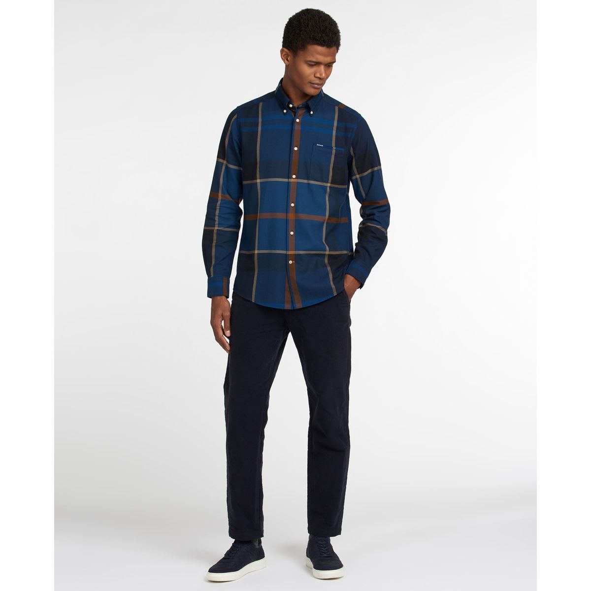 Barbour Dunoon Tailored Fit Men's Shirt | Midnight