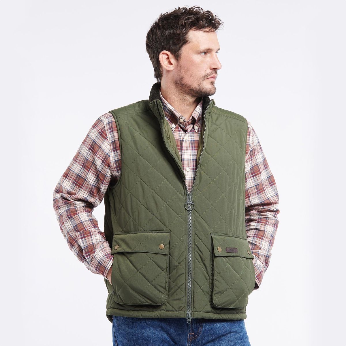 Barbour Fernwood Quilted Men's Gilet | Sage