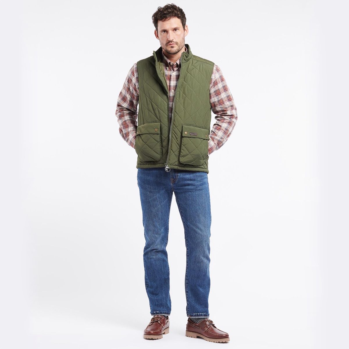 Barbour Fernwood Quilted Men's Gilet | Sage