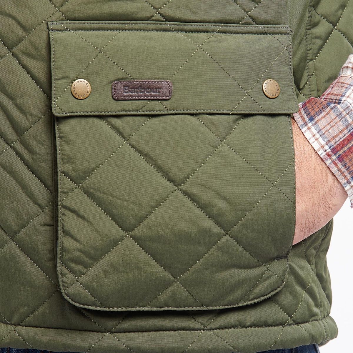 Barbour Fernwood Quilted Men's Gilet | Sage