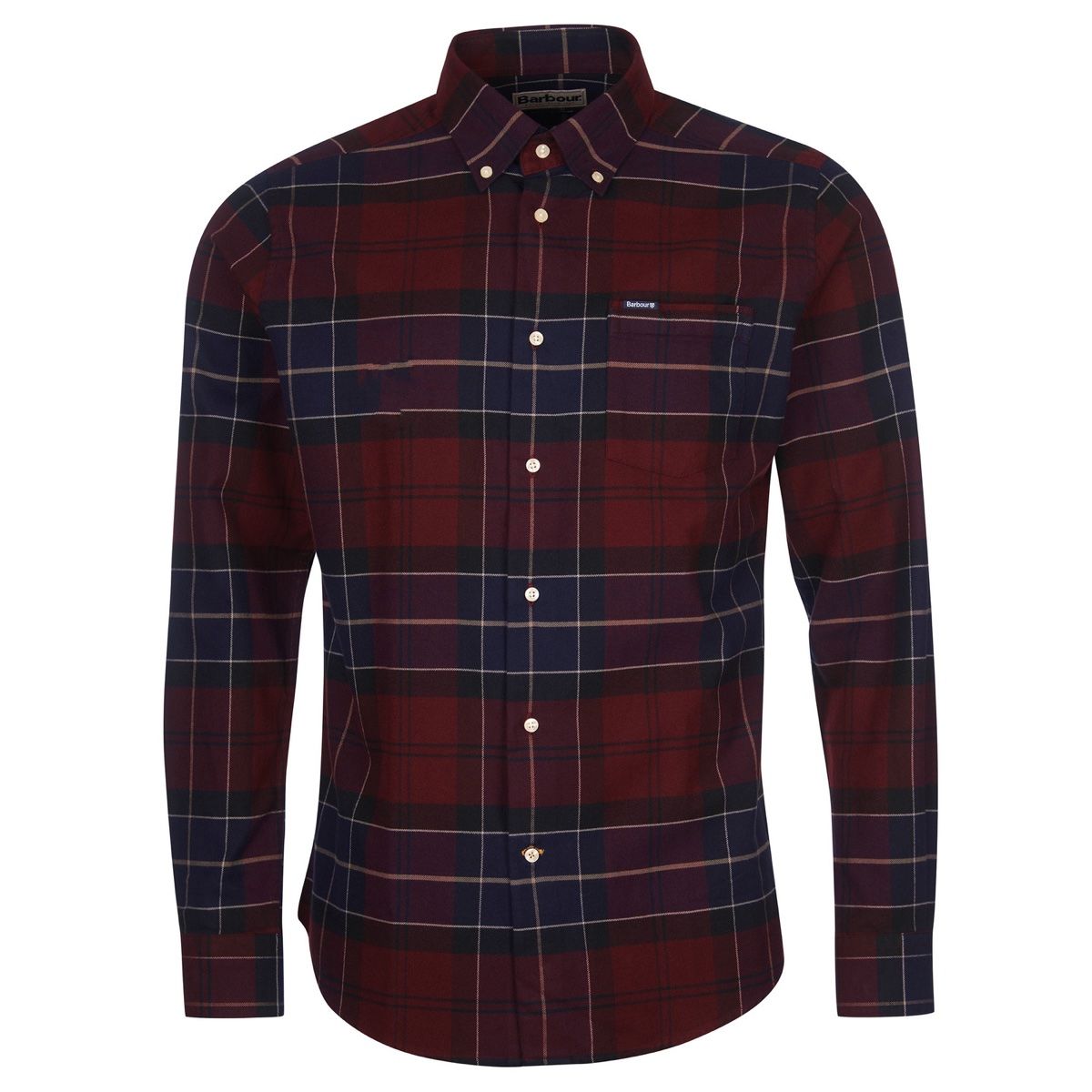 Barbour Lustleigh Tailored Fit Men's Shirt | Merlot