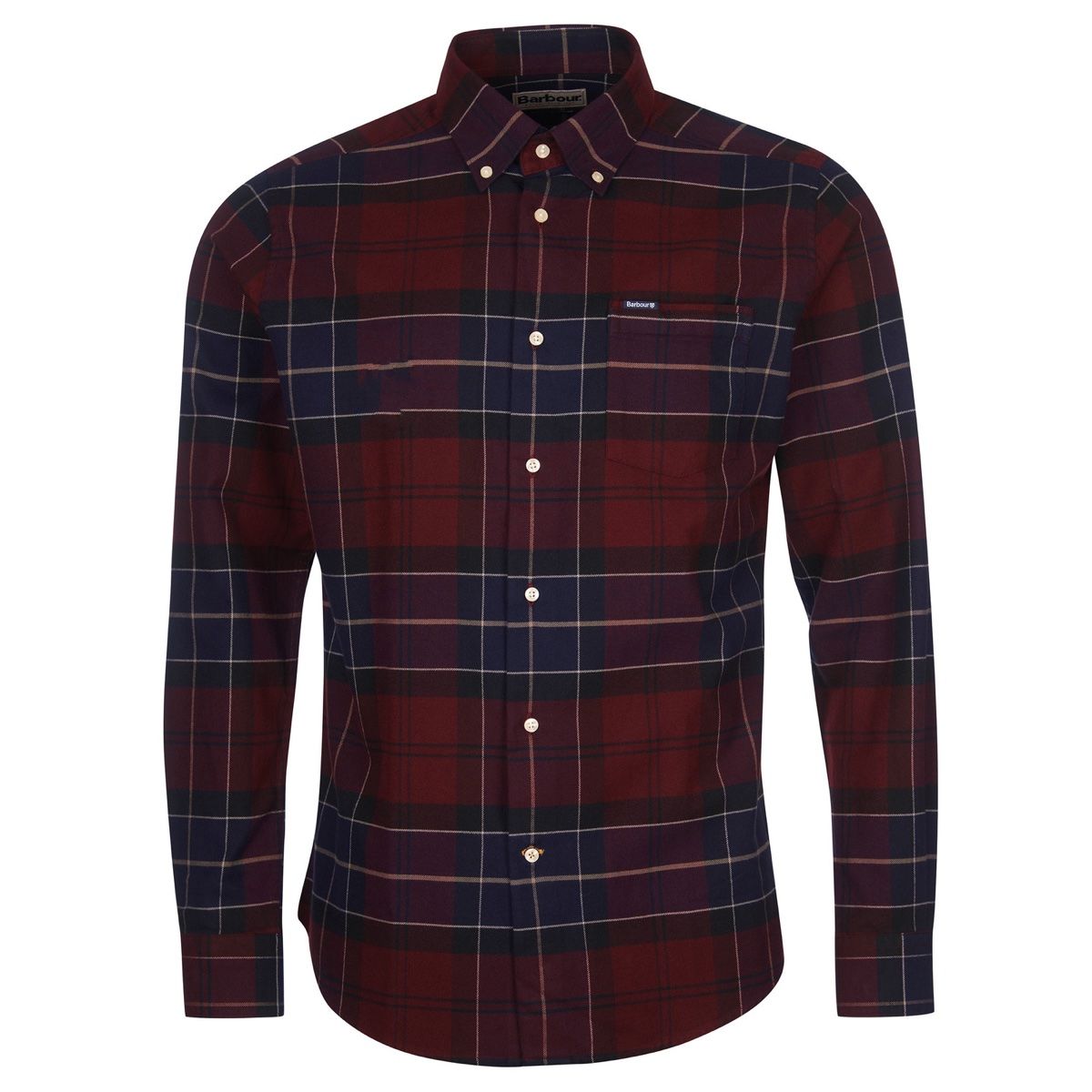 Barbour Lustleigh Tailored Fit Men's Shirt Merlot