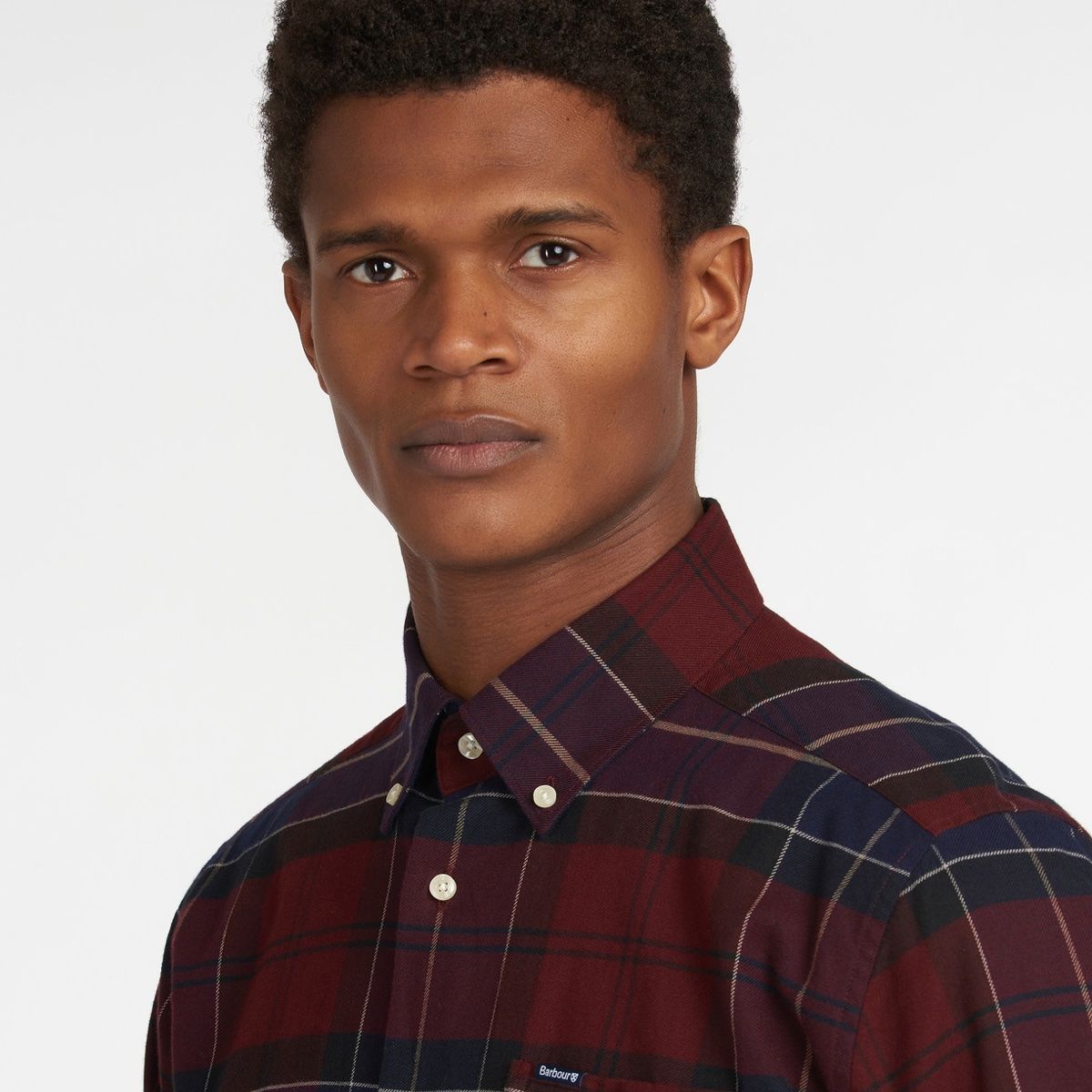 Barbour Lustleigh Tailored Fit Men's Shirt | Merlot