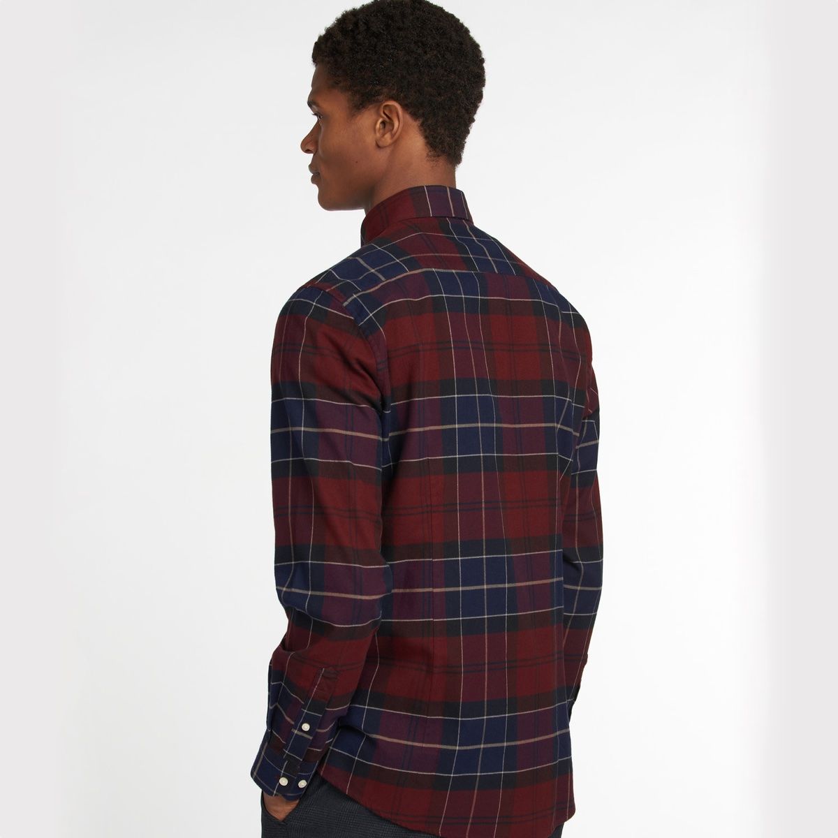 Barbour Lustleigh Tailored Fit Men's Shirt | Merlot