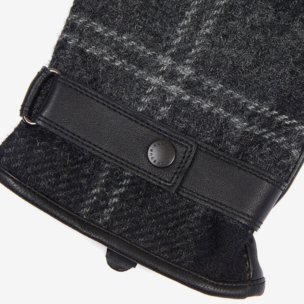 Barbour Newburgh Tartan Gloves | Black / Grey