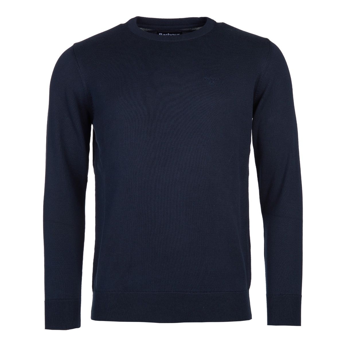 Barbour Pima Cotton Crew Neck Men's Jumper | Navy