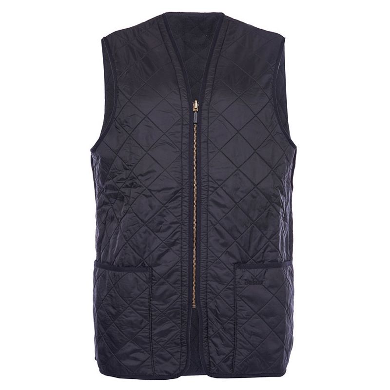 Barbour Polarquilt Zip-In Liner Men's Gilet | Black