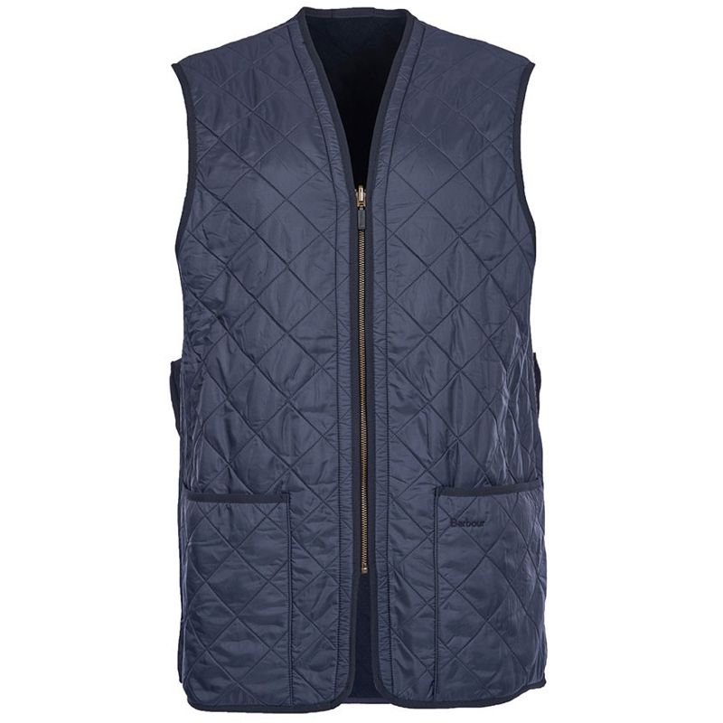 Barbour Polarquilt Zip-In Liner Men's Gilet | Navy