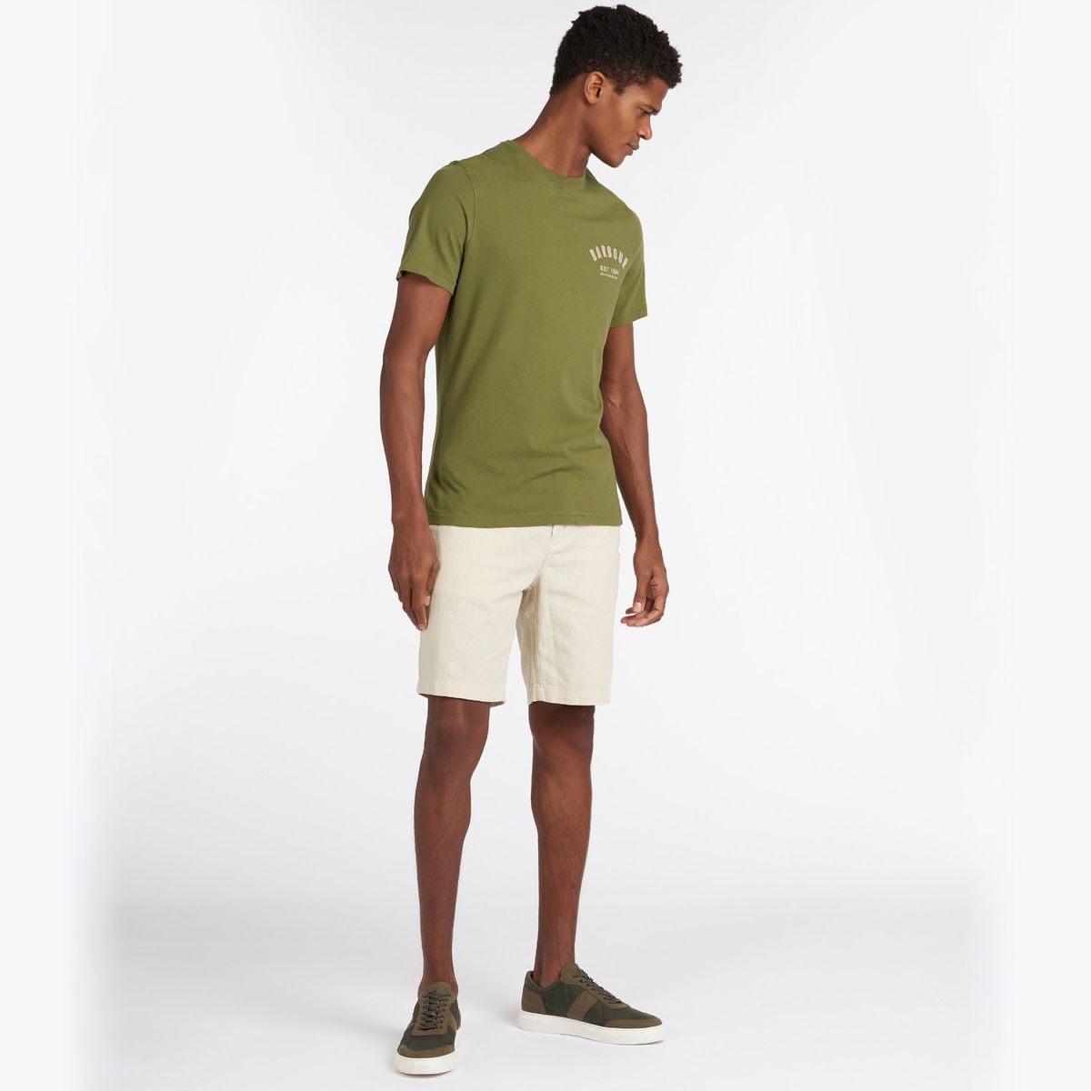 Barbour Men's Preppy T-Shirt | Burnt Olive
