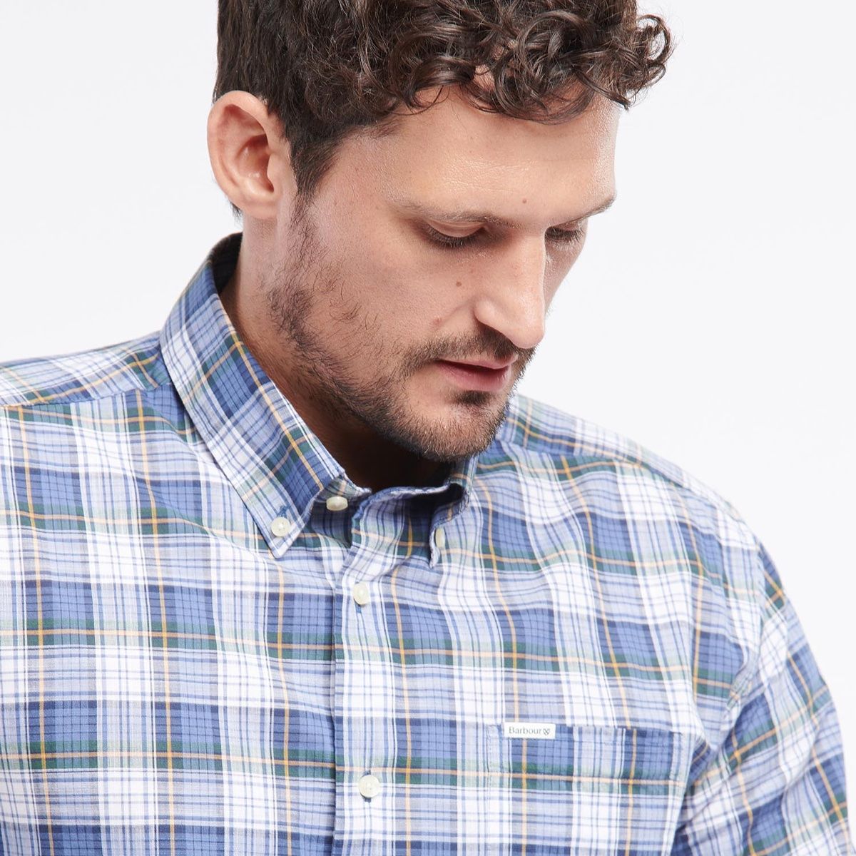 Barbour Sadle Regular Fit Men's Shirt | Navy