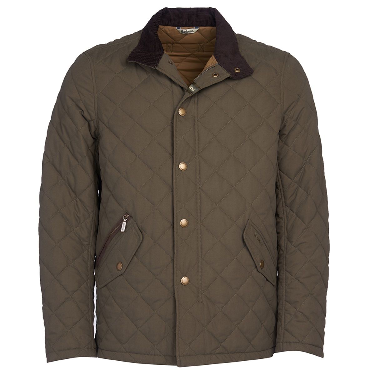 Barbour Shoveler Quilted Men's Jacket | Army Green