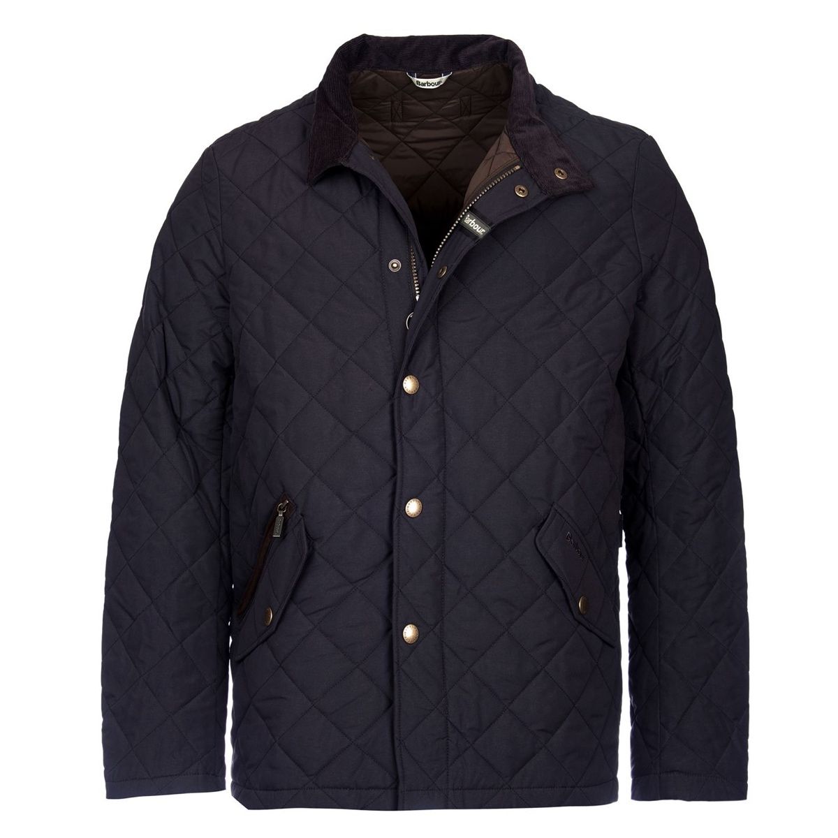 Barbour Shoveler Quilted Men's Jacket | Navy