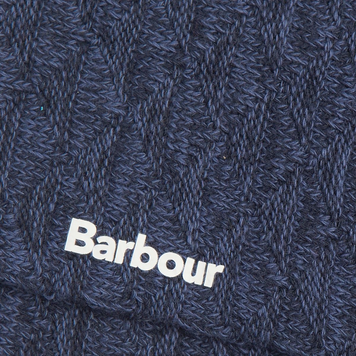 Barbour Texture Twist Stripe Socks | Navy