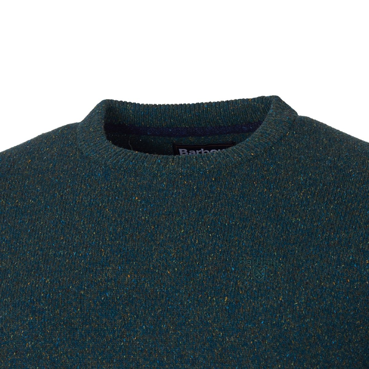 Barbour Tisbury Crew Neck Men's Jumper | Dark Aqua