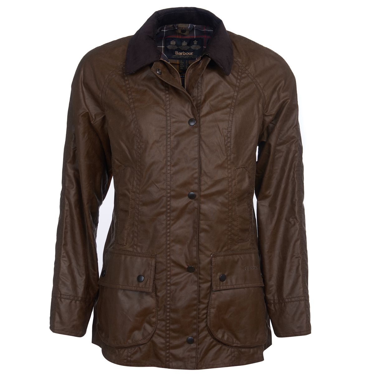 Barbour Beadnell Women's Waxed Jacket | Bark