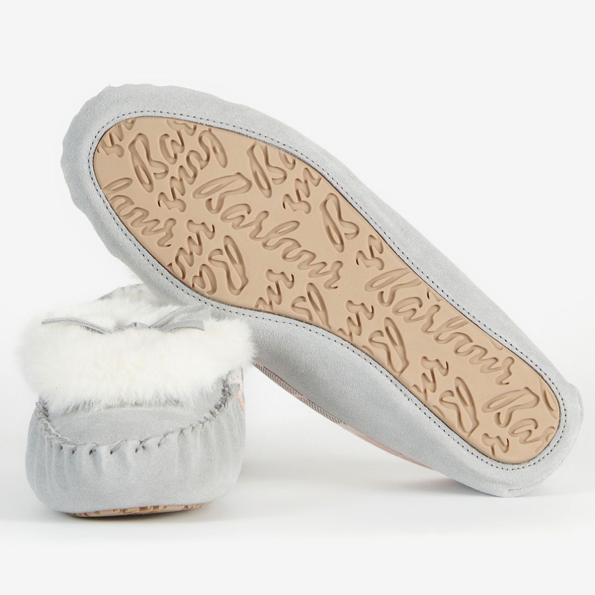 Barbour Darcie Women's Slipper | Grey Suede