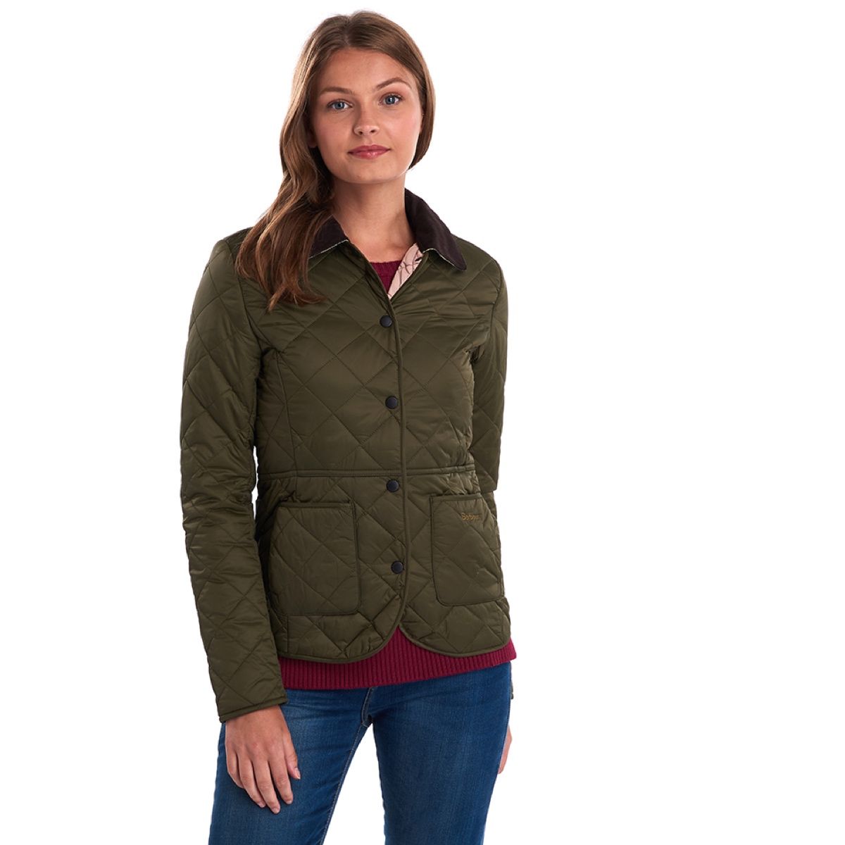 Barbour Deveron Women's Quilted Jacket | Olive