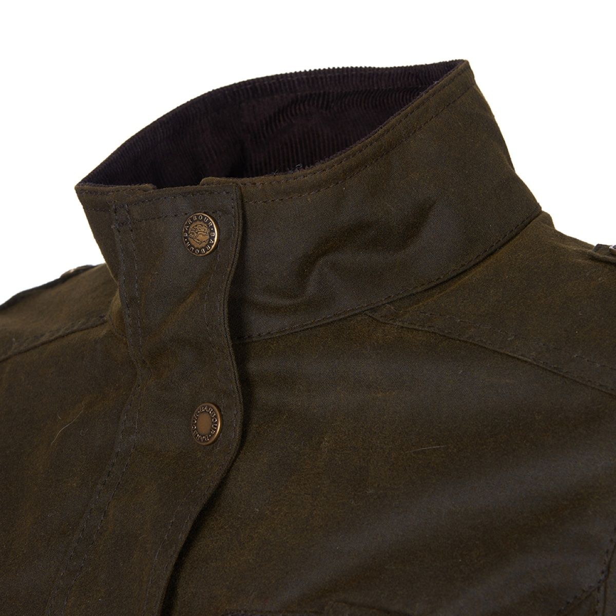 Barbour Winter Defence Women's Waxed Jacket | Olive