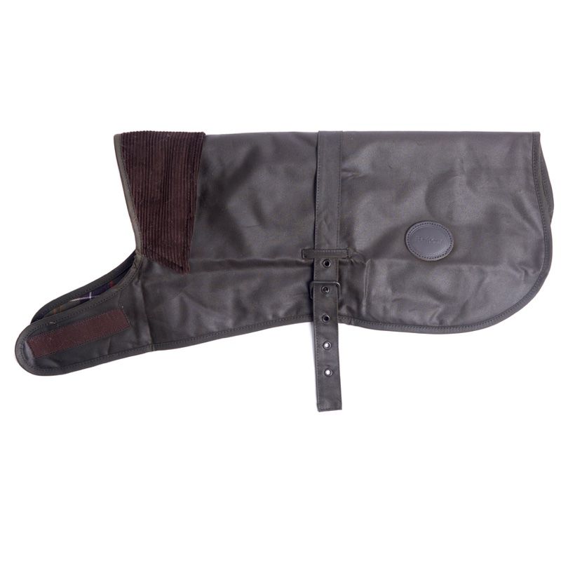 Barbour Wax Dog Coat | Olive
