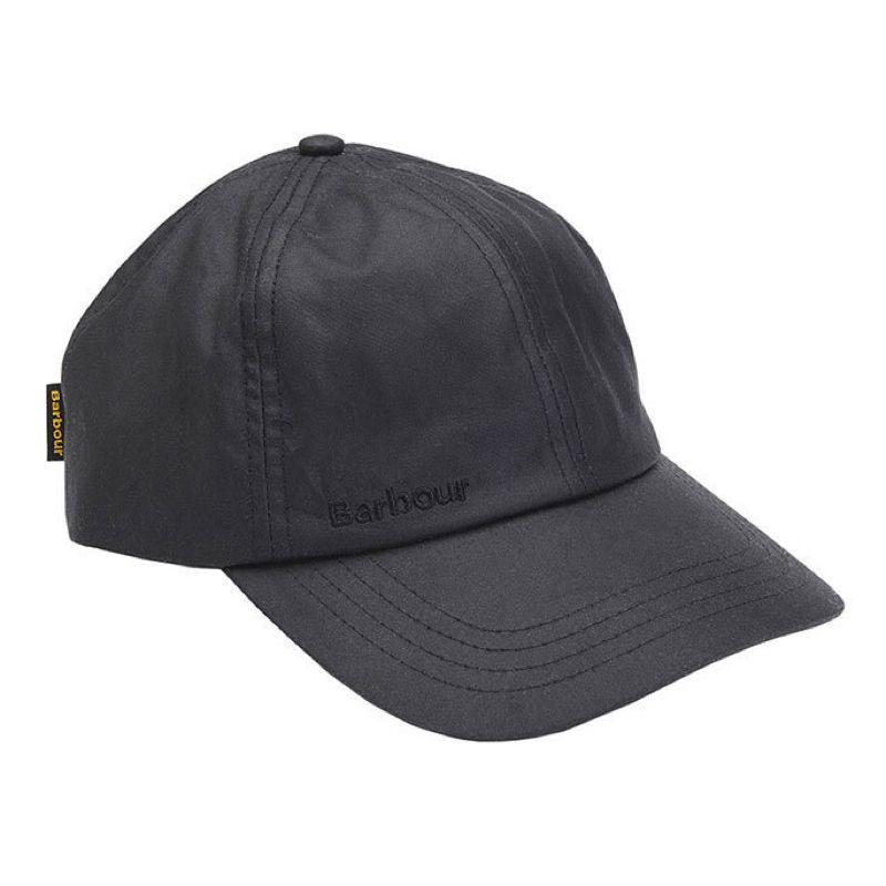 Barbour Wax Sports Cap | Black