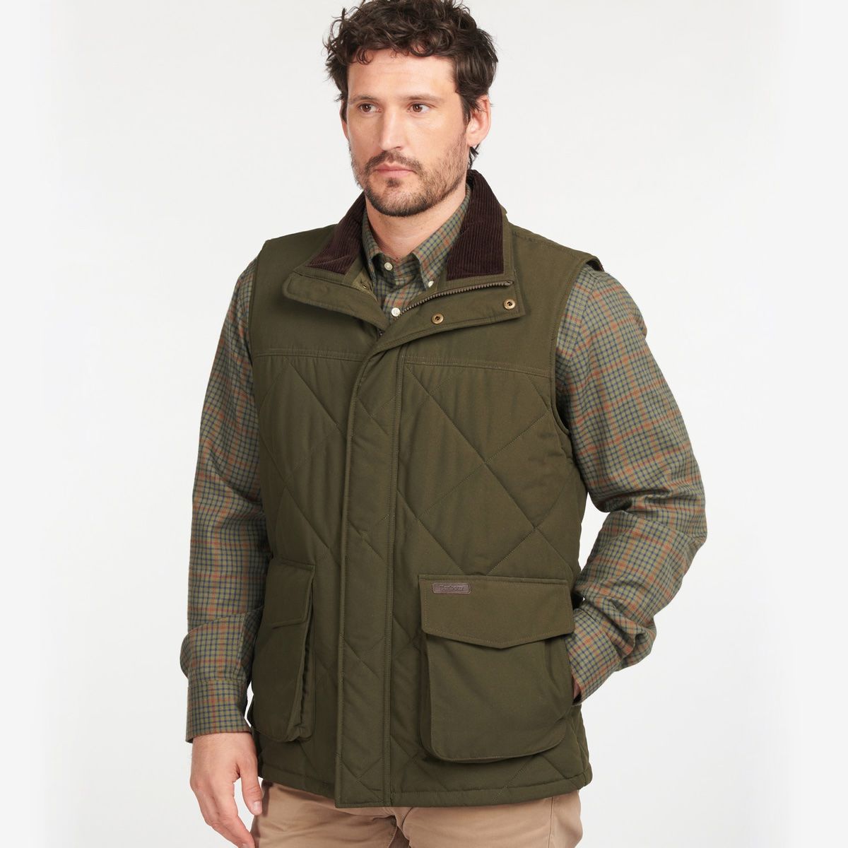 Barbour Winterdale Quilted Men's Gilet | Dark Olive