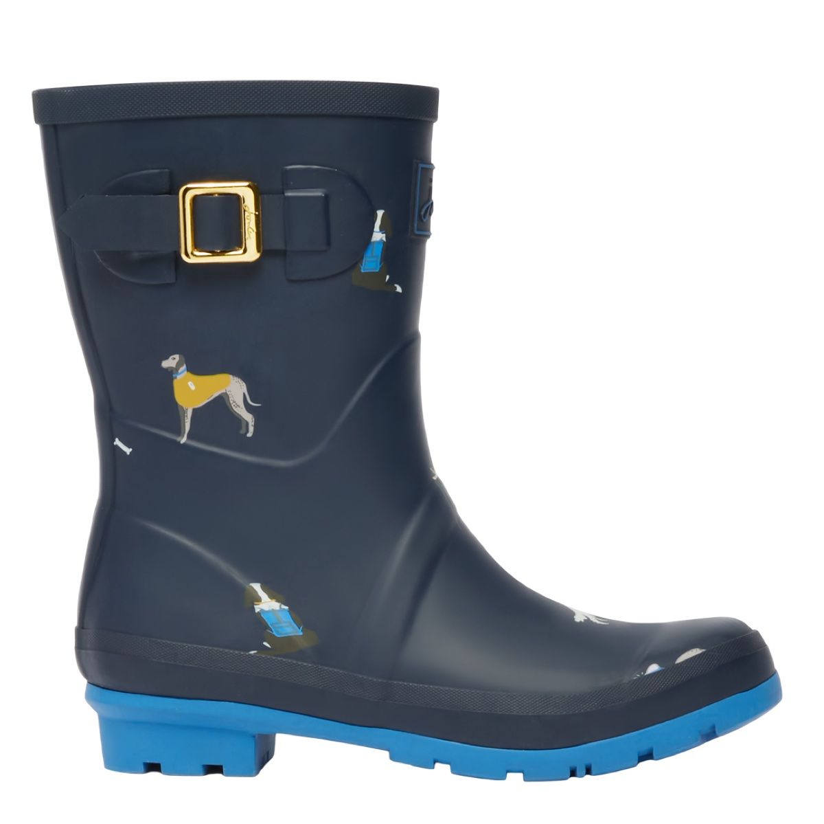 Joules Molly Mid Height Women's Wellingtons | Navy Dogs
