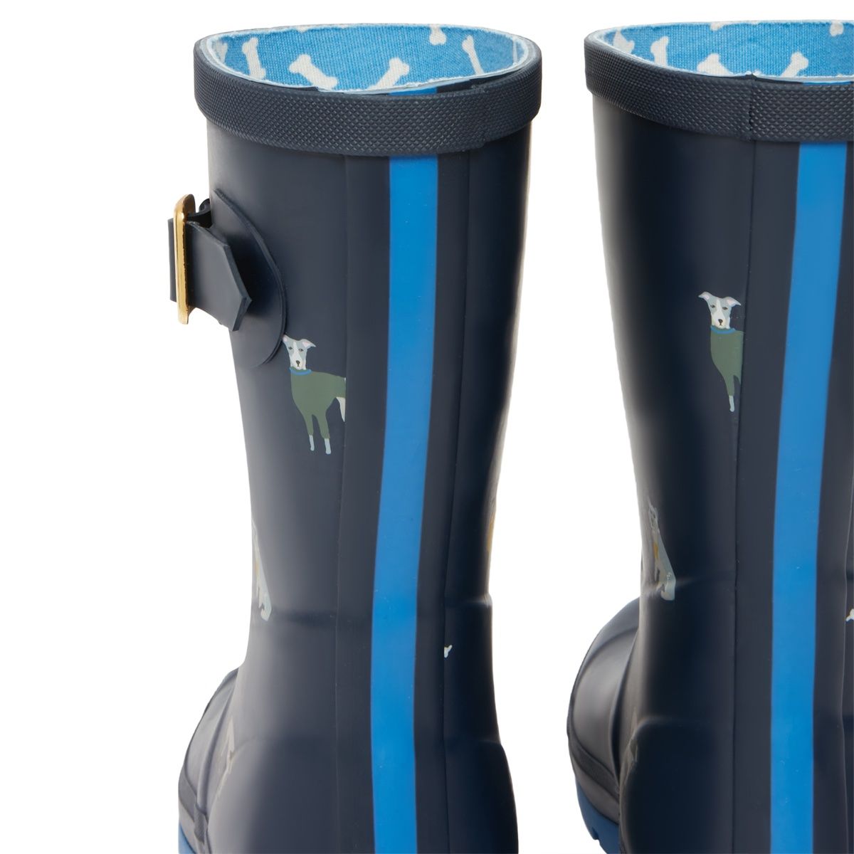 Joules Molly Mid Height Women's Wellingtons | Navy Dogs
