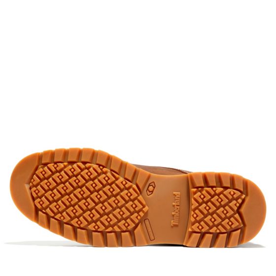 Sole view Timberland Larchmont II Chukka Men's Boots in Rust Full Grain Leather