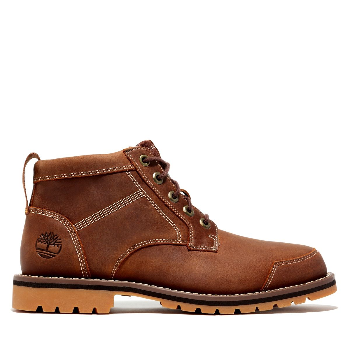 Timberland Larchmont II Chukka Men's Boots in Rust Full Grain Leather
