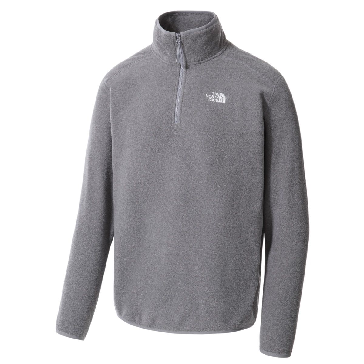 The North Face 100 Glacier 1/4 Zip Fleece Men's Top | TNF Medium Grey Heather