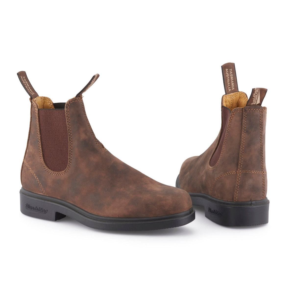 Blundstone 1306 Chelsea Boots - Dress Series | Rustic Brown Leather