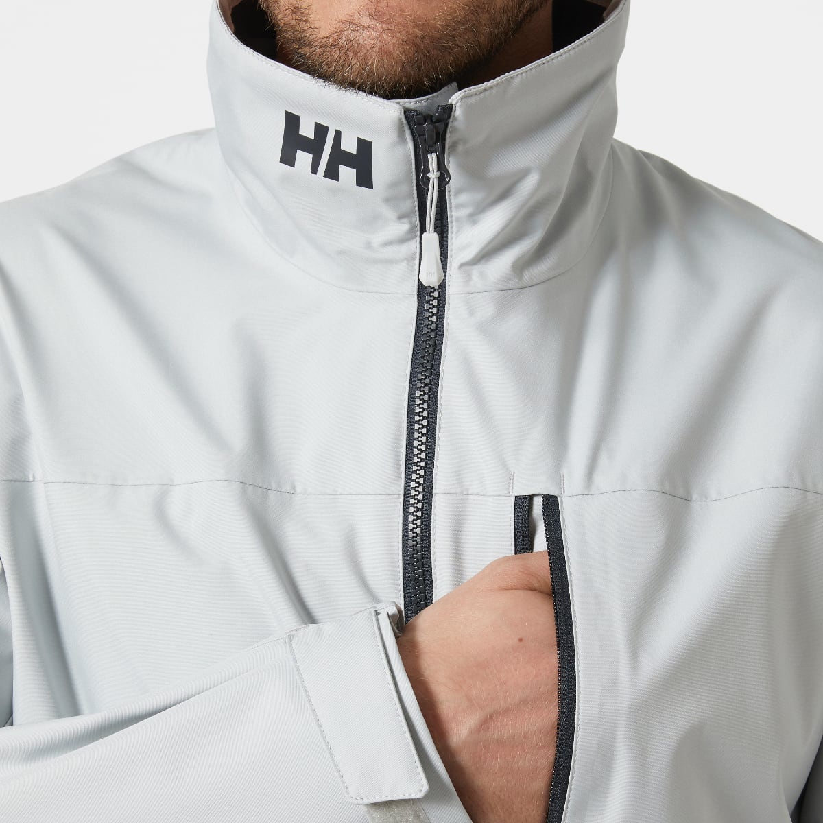 Helly Hansen Crew Sailing 2.0 Men's Jacket | Grey Fog