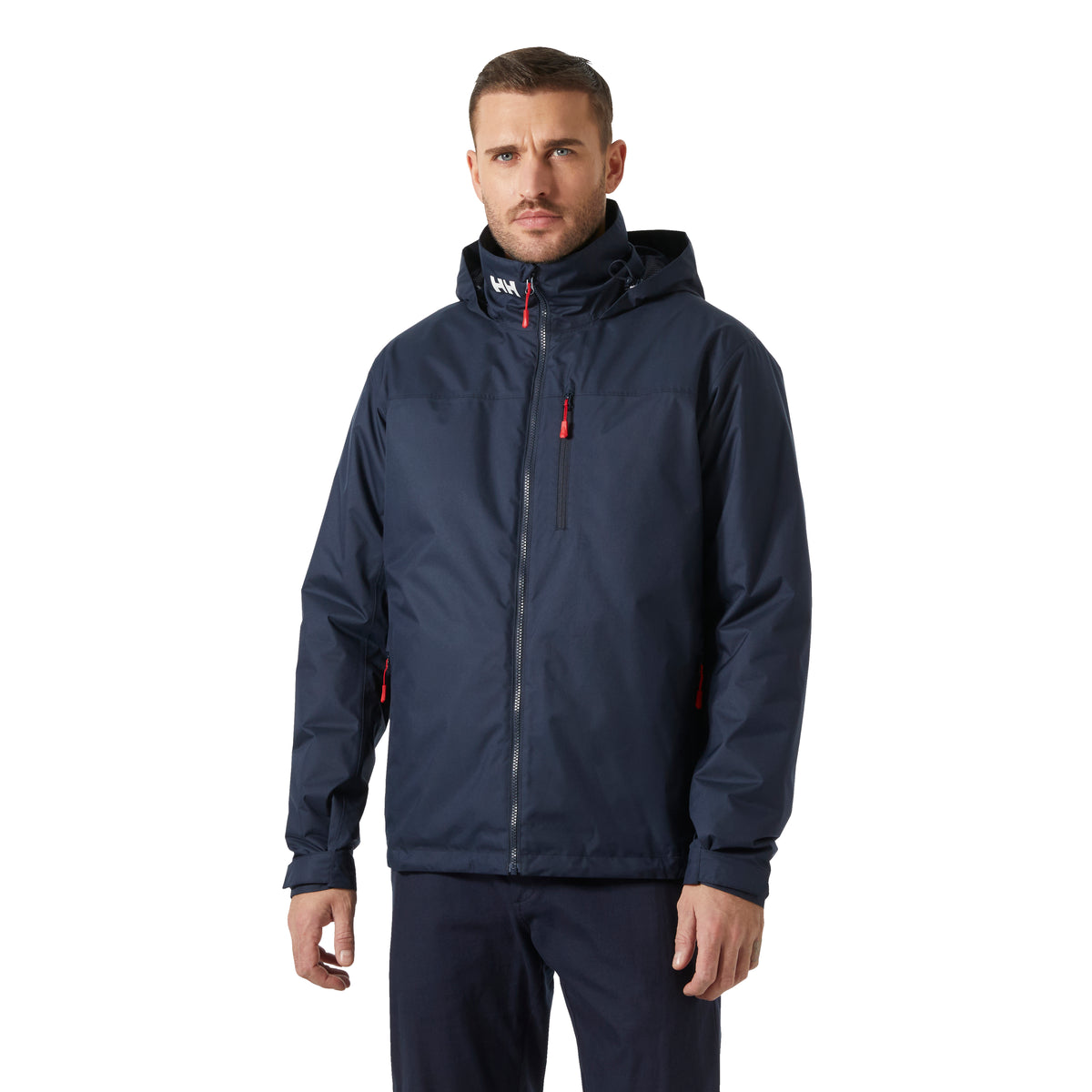 Helly Hansen Crew Hooded Pile Men's Jacket | Navy