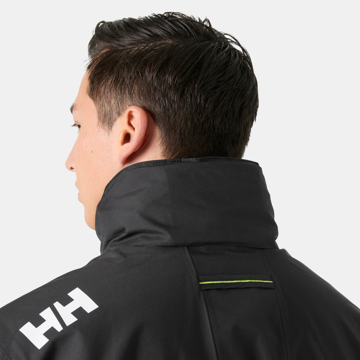 Helly Hansen Crew Hooded Pile Men's Jacket | Black