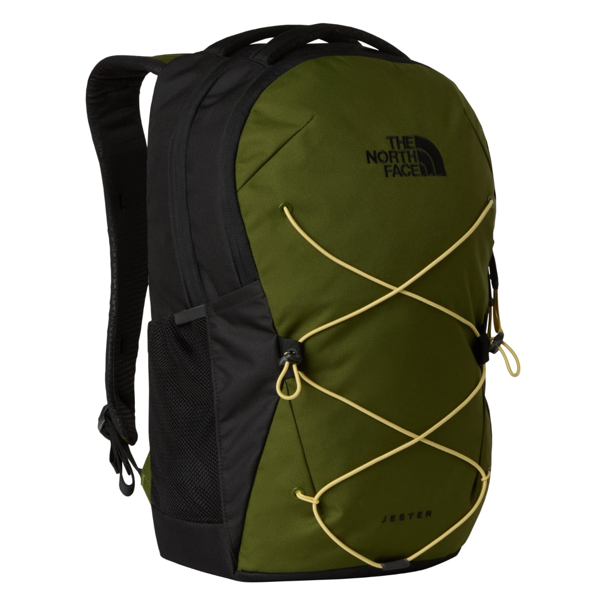 The North Face Jester Backpack | Woodland Green-TNF Black-Honeyed Sand