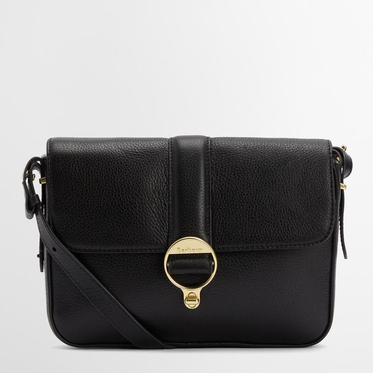 Barbour Rosa Leather Crossbody Bag | Black