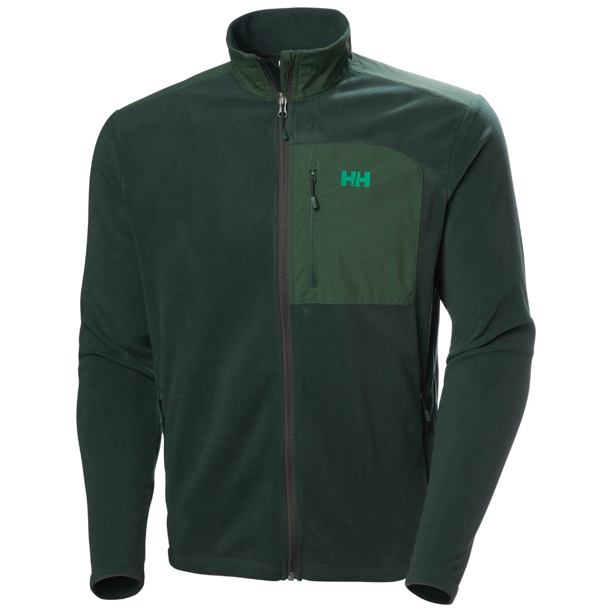 Helly Hansen Daybreaker Block Fleece Men's Jacket | Dark Jungle Green