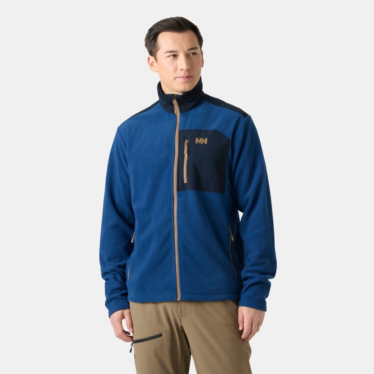 Helly Hansen Daybreaker Block Fleece Men's Jacket | Dark Blue