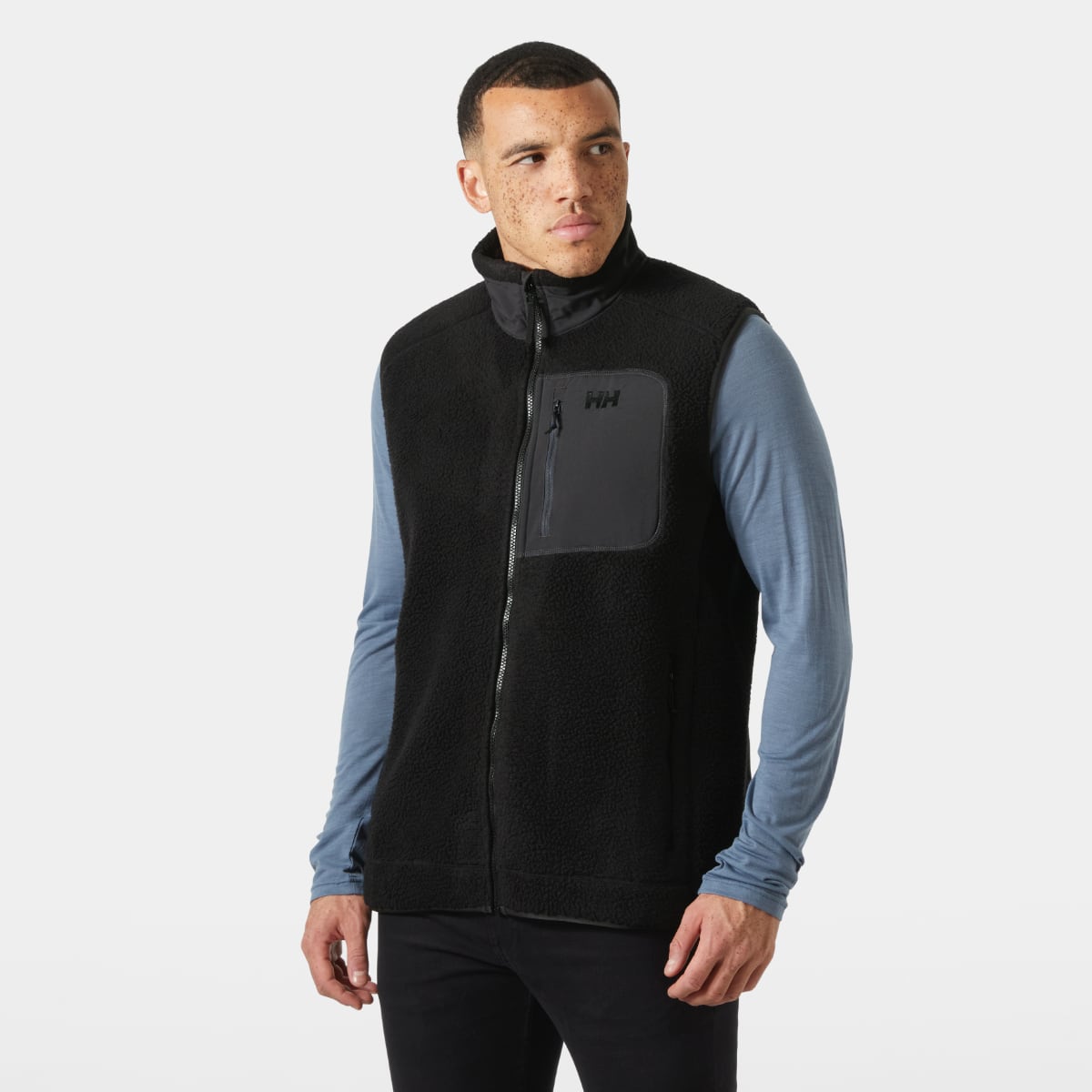 Helly Hansen Panorama Pile Fleece Men's Vest | Black